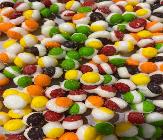 Frosty Sour Rainbow Nibbles