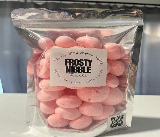 Frosty Strawberry Taffy